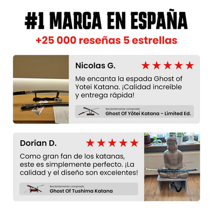 Katana Ghost of Yotei Gilded Night blanco - Edición limitada